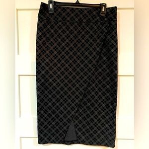 CounterParts black & gray pencil skirt size 10